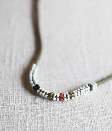 Kumihimo Silk Braided Necklace [D] - sold out