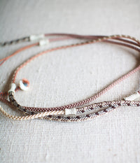 Kumihimo Silk Braided Necklace [E]