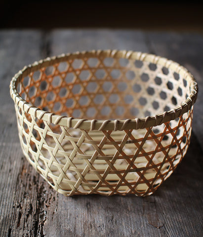 Mutsume Woven Bamboo Basket