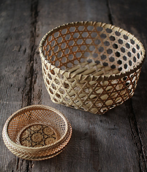 Teppachi Morikago Small Bamboo Bowl