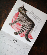 Iku Dekune Cats Wall Calendar 2025