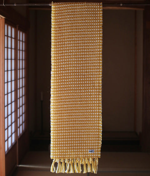[sold out] kijinokanosei long scarf {uneri / yellow}