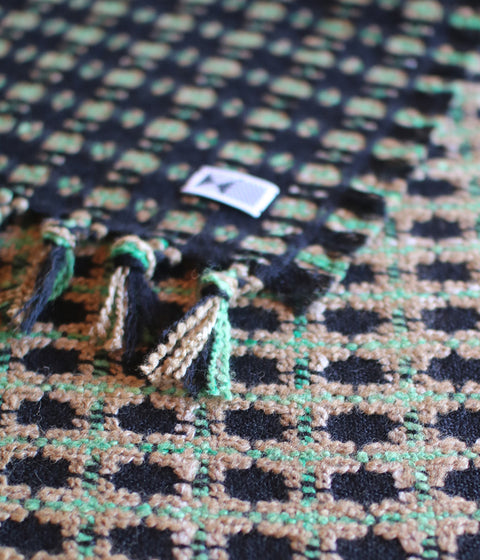 [sold out] kijinokanosei long scarf {hisui / green x black}