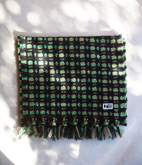 [sold out] kijinokanosei long scarf {hisui / green x black}