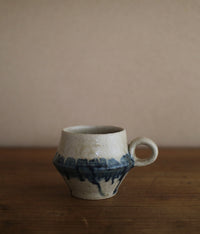 Angular Shaped Mug [Blue Line]