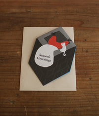 Holiday Pop-up Card {Santa & Chimney}