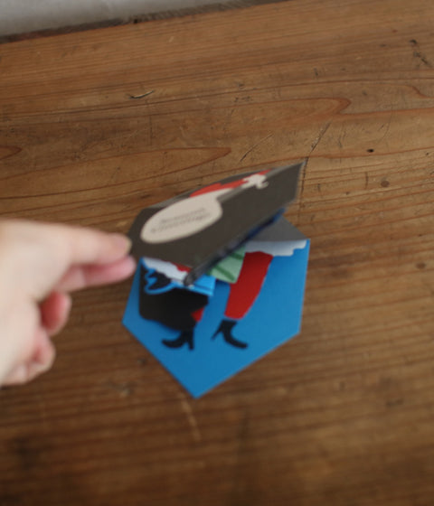 Holiday Pop-up Card {Santa & Chimney}