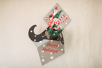 Holiday Pop-up Card {Sledding}