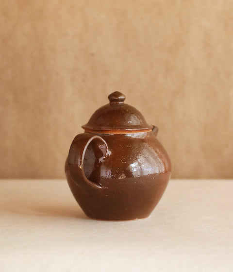 Brown Ceramic Tea Pot
