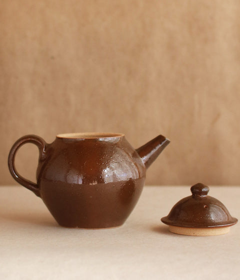 Brown Ceramic Tea Pot
