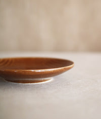 Gunji Pottery Mini Plate {People / Light Brown}