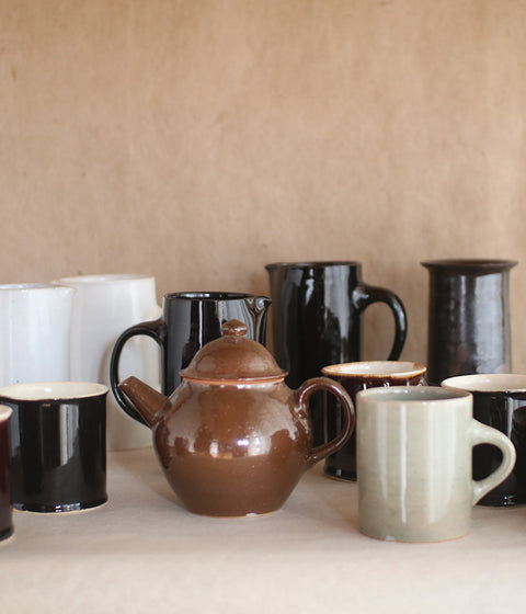 Brown Ceramic Tea Pot