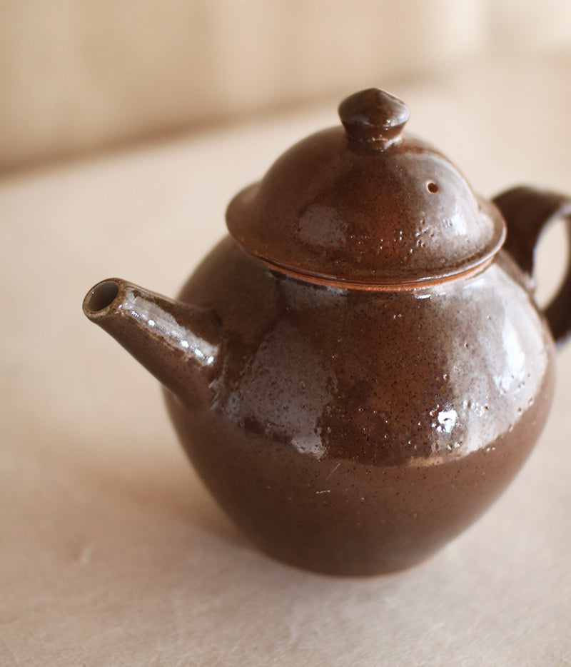 Gunji Pottery Brown Tea Pot