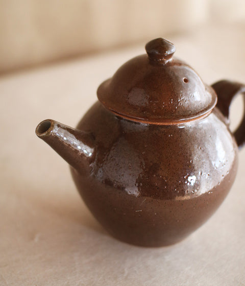 Brown Ceramic Tea Pot