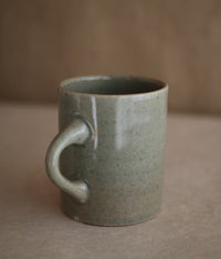 Gunji Pottery Ash-Green Ceramic Mug