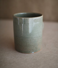 Gunji Pottery Ash-Green Ceramic Mug