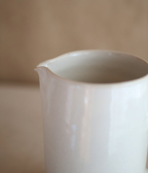 Ceramic Pitcher {White}