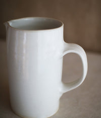 Gunji Pottery Pitcher {White}