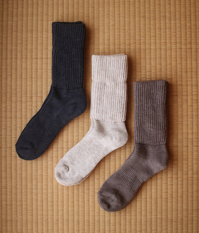 Organic Cotton + Wool Warm Socks