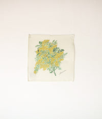 Mini Linen Floral Design Handkerchiefs