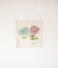 Mini Linen Floral Design Handkerchiefs