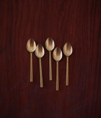 Brass Tiny Spoons – Set of 5