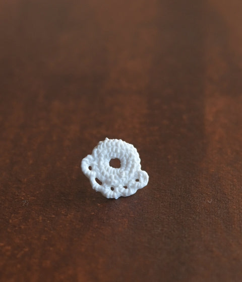 Kimiko Suzuki "Drawing Lace" Porcelain Single Earring {C} (30% OFF)