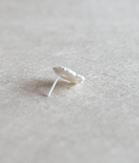 Kimiko Suzuki "Drawing Lace" Porcelain Single Earring {C}