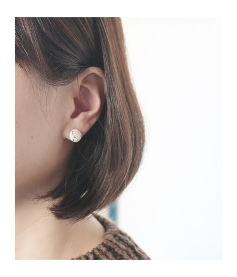 Kimiko Suzuki Porcelain Tablet Earrings [D] (Sold out)