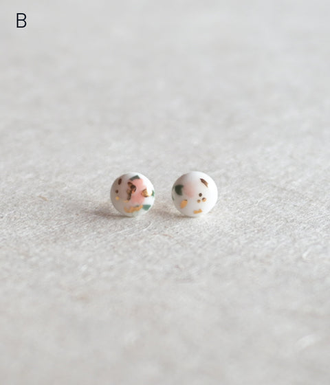 Kimiko Suzuki Porcelain Tablet Earrings {Floral} (sold out)
