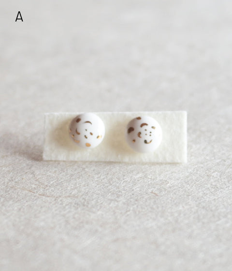 Kimiko Suzuki Porcelain Tablet Earrings [A] (sold out)