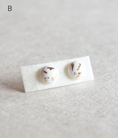 Kimiko Suzuki Porcelain Tablet Earrings [B] (sold out)