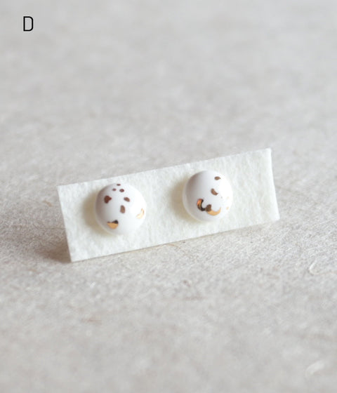 Kimiko Suzuki Porcelain Tablet Earrings [F] (Sold out)