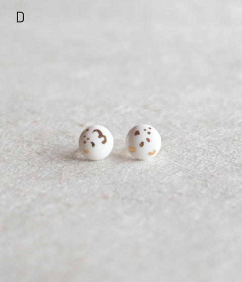 Kimiko Suzuki Porcelain Tablet Earrings [D] (Sold out)