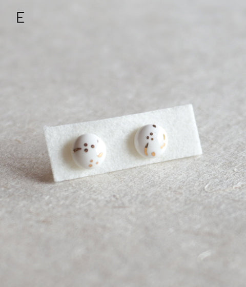 Kimiko Suzuki Porcelain Tablet Earrings [D] (Sold out)