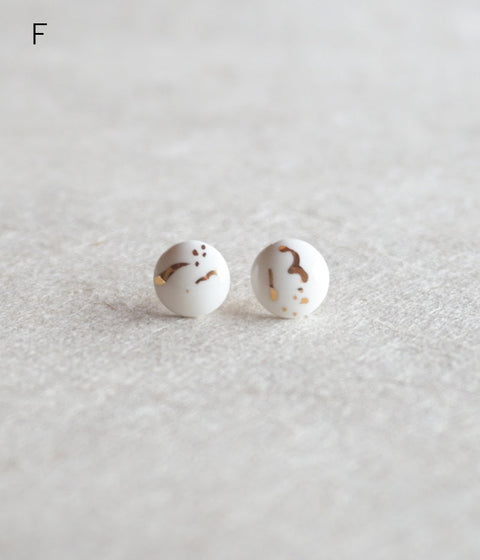 Kimiko Suzuki Porcelain Tablet Earrings [D] (Sold out)