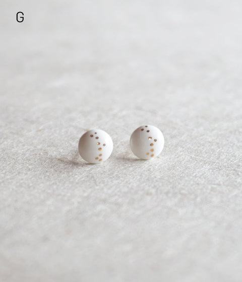 Kimiko Suzuki Porcelain Tablet Earrings [D] (Sold out)