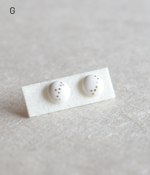 Kimiko Suzuki Porcelain Tablet Earrings [D] (Sold out)