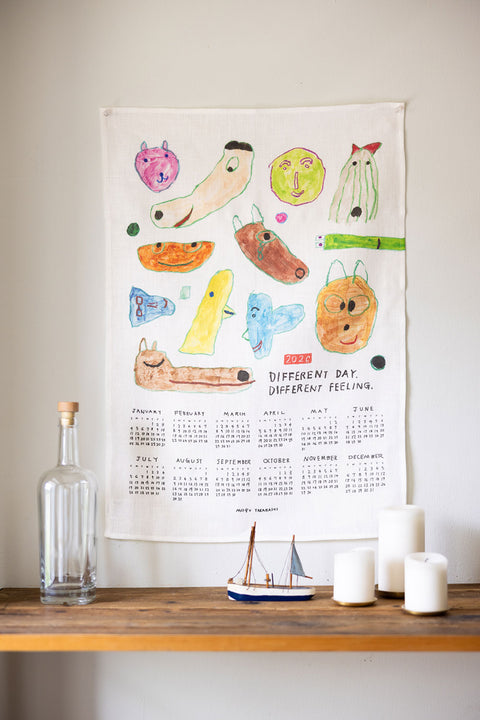 fog linen work Calendar Cloth 2026 {Different Faces}