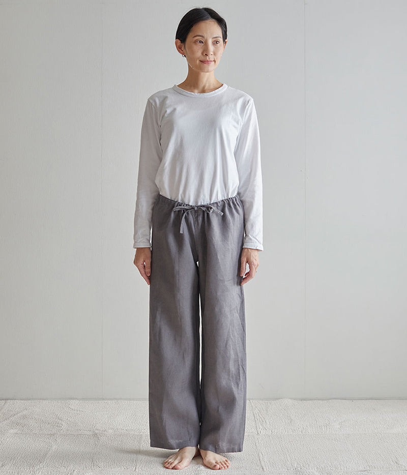 Fog linen work OISE DRAWN STRING PANTS [10% Off]