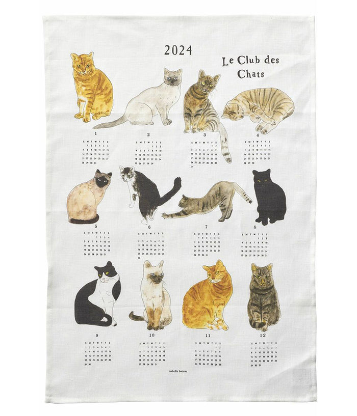 fog linen work Calendar Cloth 2024 {CATS}