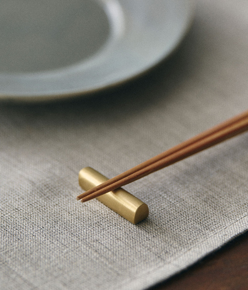 Brass Chopstick Rests (fog linen work)