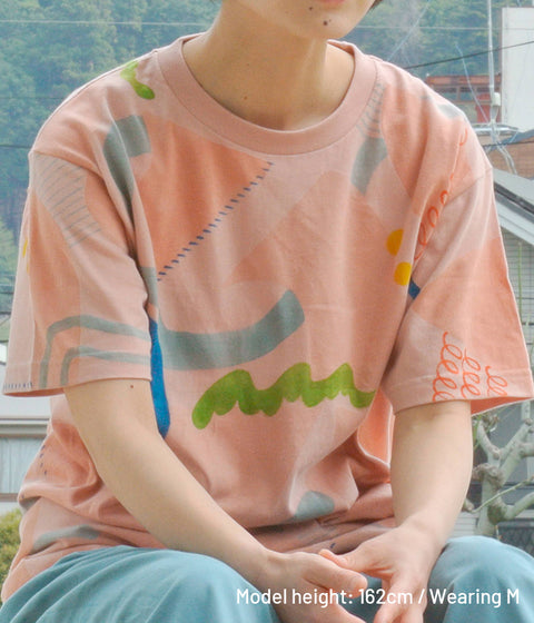 Natsuko Kozue Hand-Painted T-shirt {Smile} SOLD OUT