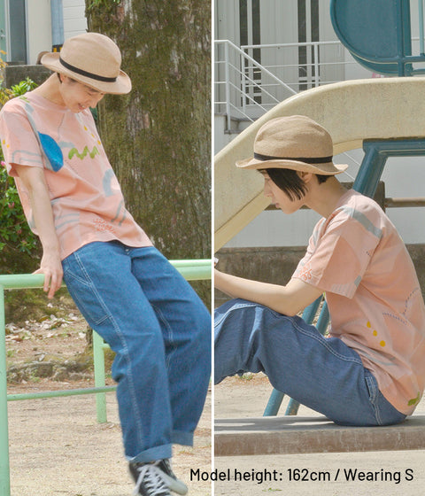 Natsuko Kozue Hand-Painted T-shirt {Smile} SOLD OUT