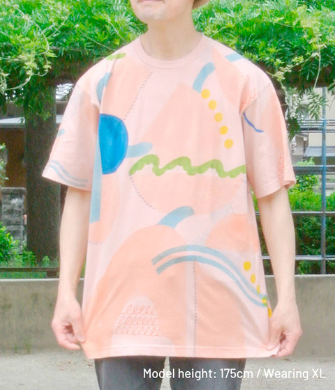 Natsuko Kozue Hand-Painted T-shirt {Smile} SOLD OUT