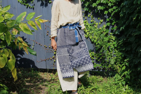Sashiko Maekake Apron