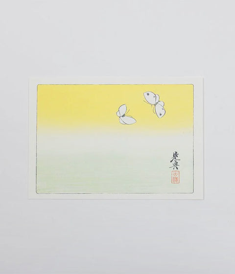 Shibata Zeshin "Hana-Kurabe" Post Card Set