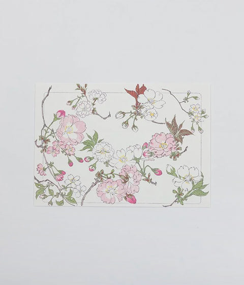 Shibata Zeshin "Hana-Kurabe" Post Card Set