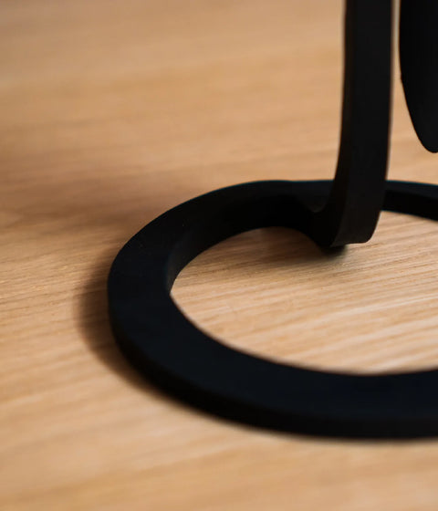 Hand-forged Iron Candle Stand with Snuffer {Large-A} (in-stock)