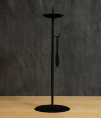 Hand-forged Iron Candle Stand with Snuffer {Large-C} (pre-order)